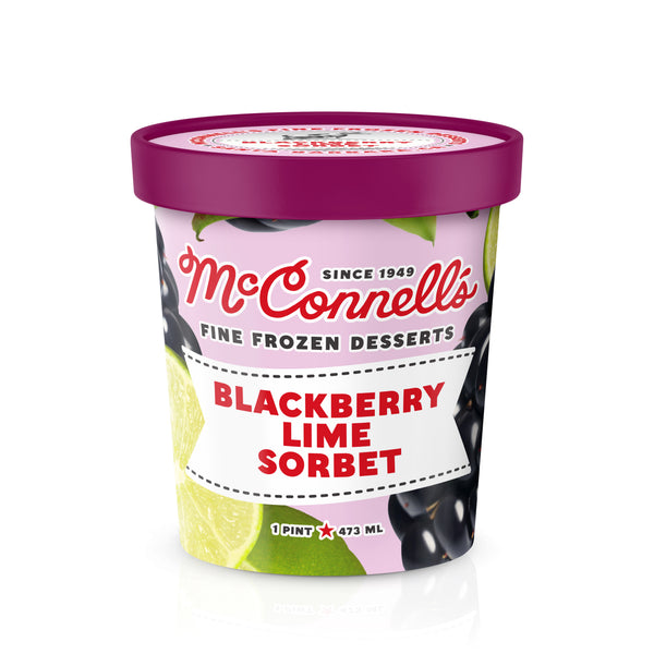 Blackberry Lime Sorbet | McConnell's Fine Ice Creams