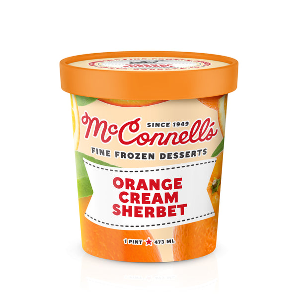 Orange Cream Sherbet | McConnell's Fine Ice Creams