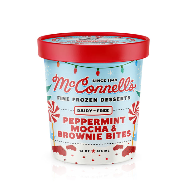 Dairy-Free Peppermint Mocha & Brownie Bites
