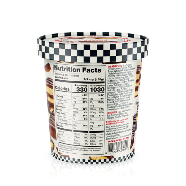 Coffee with Molasses Chips McConnell's Fine Ice Creams