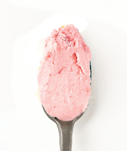 Strawberry Lemon Sherbet